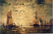 Seascape, boats, ships and warships. 76